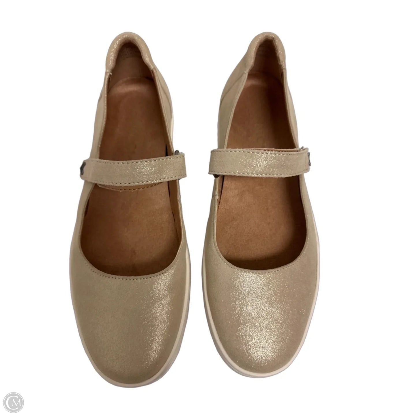Shoes Flats By Vionic In Gold, Size: 7.5