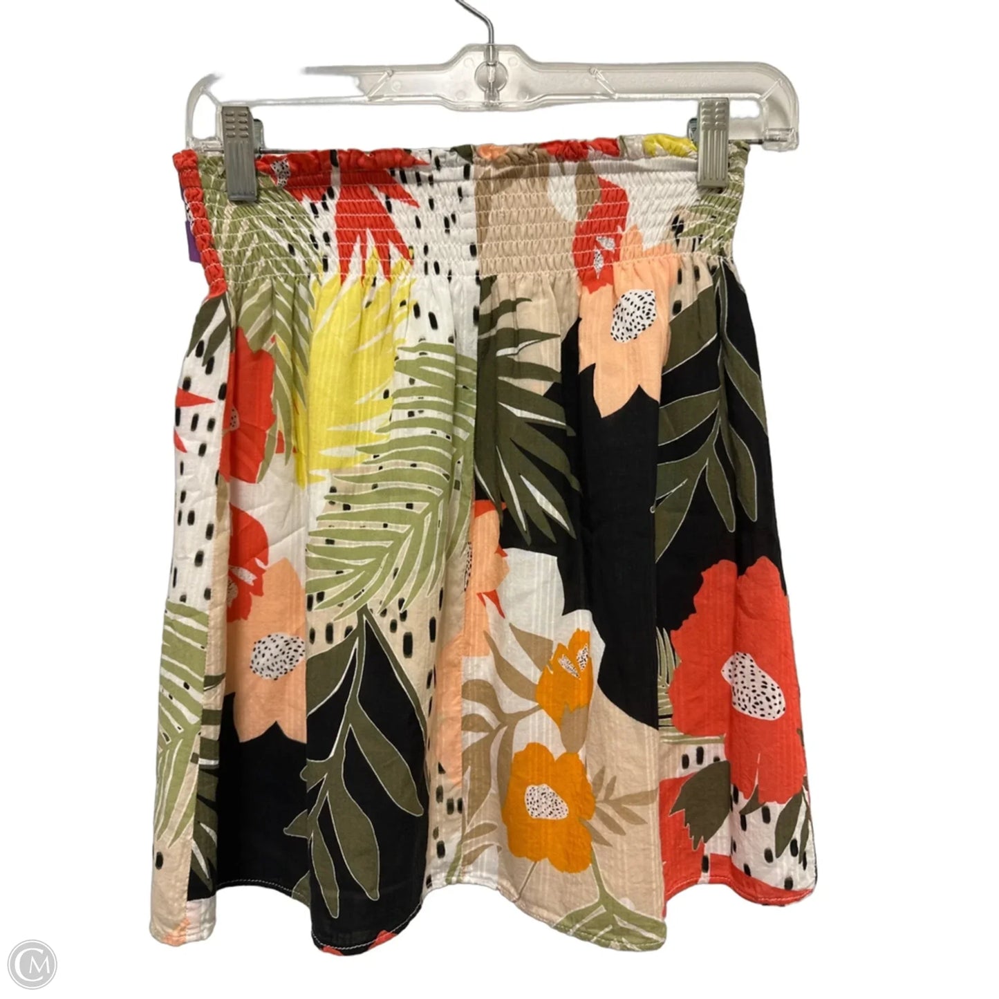 Skirt Mini & Short By Loft In Cream & Red, Size: 2p