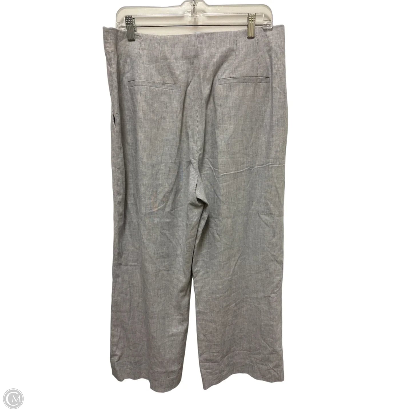Pants Wide Leg By Alex Marie In Blue & White, Size: 12
