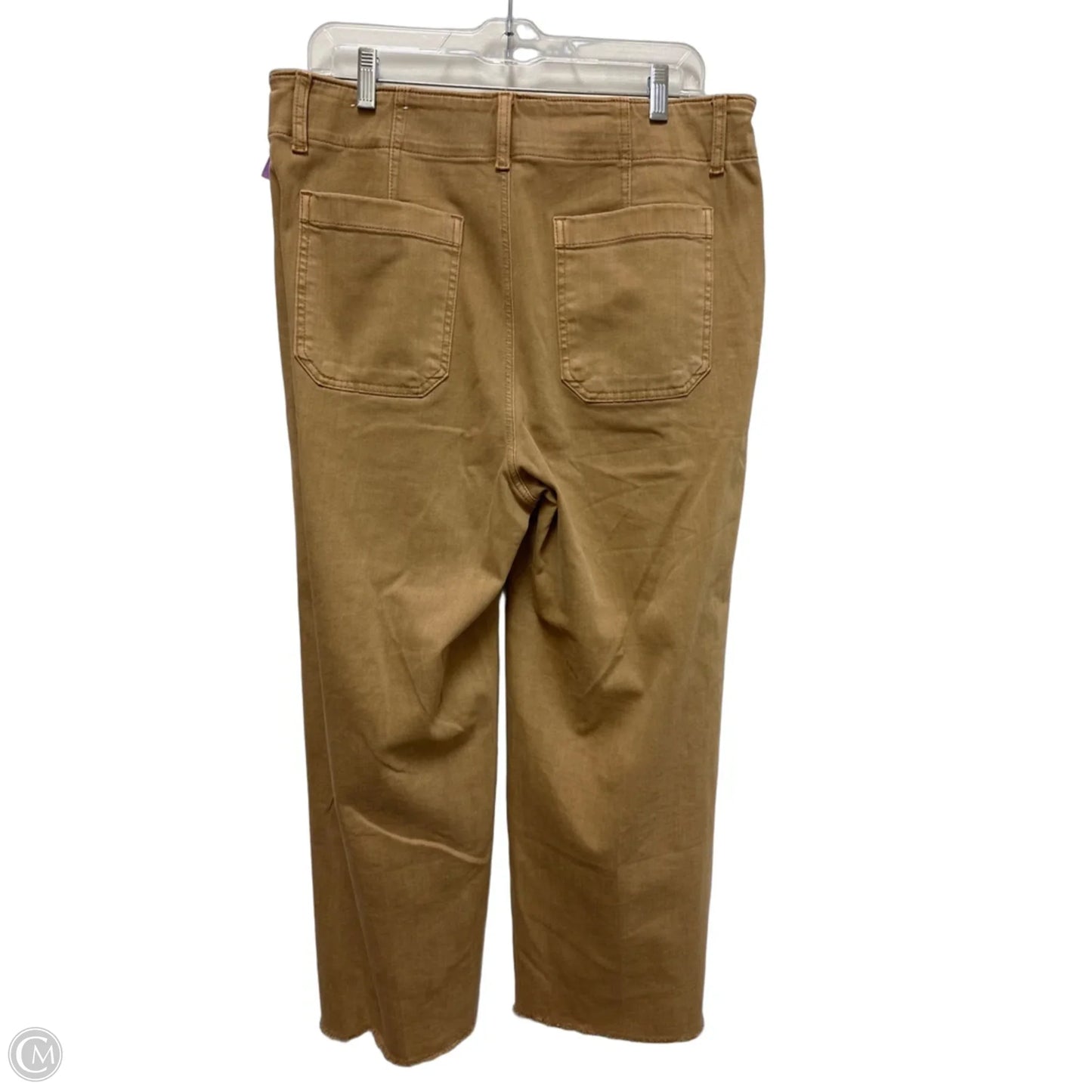 Jeans Cropped By Chicos In Brown Denim, Size: 12