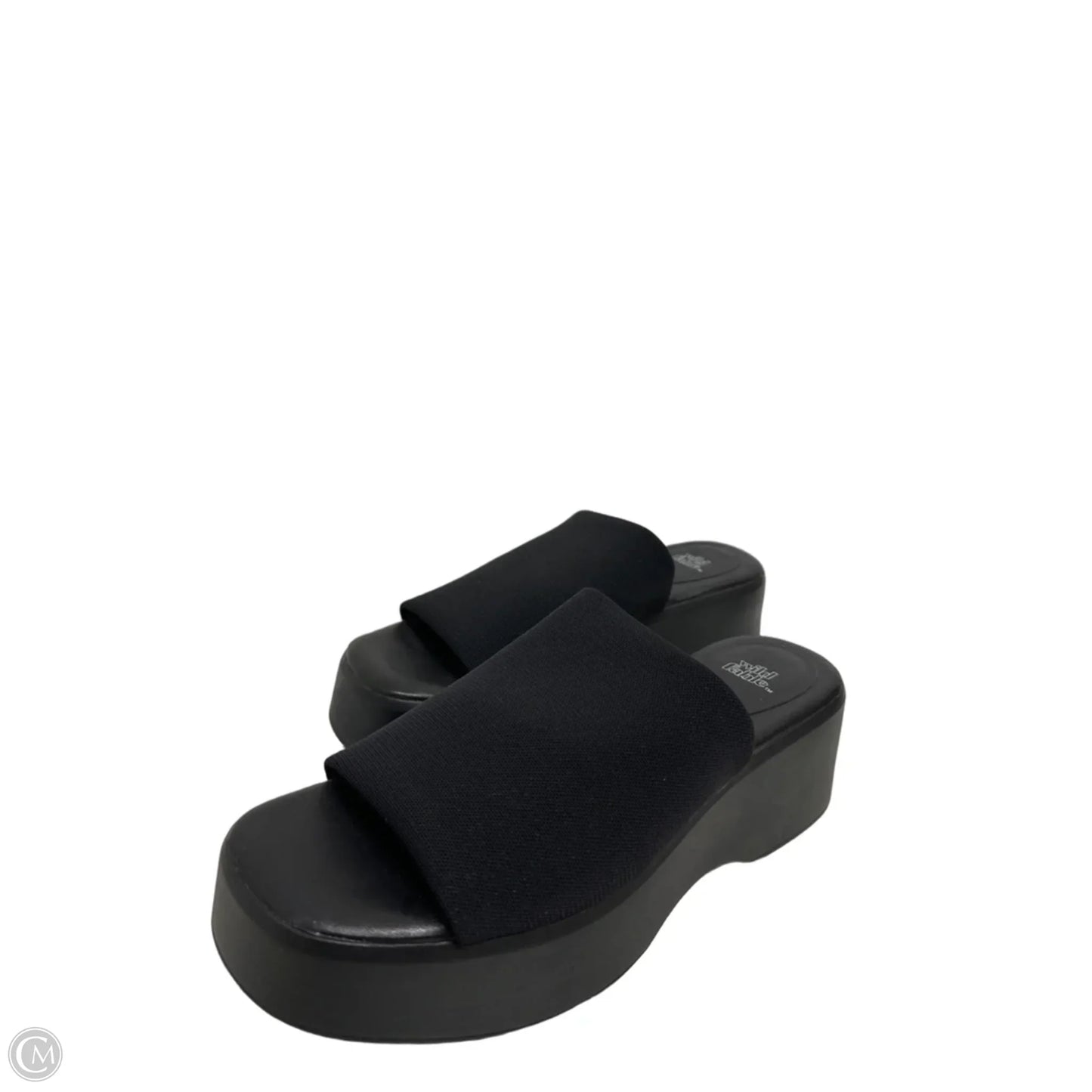 Sandals Heels Wedge By Wild Fable In Black, Size: 8