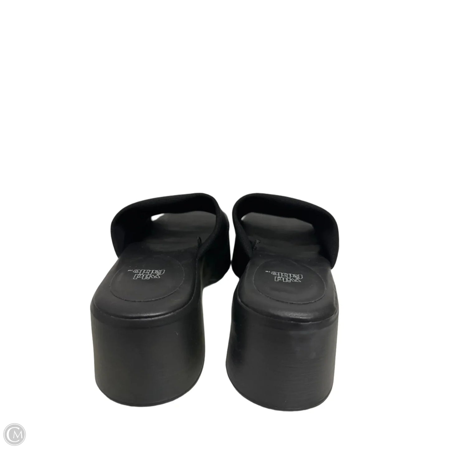 Sandals Heels Wedge By Wild Fable In Black, Size: 8