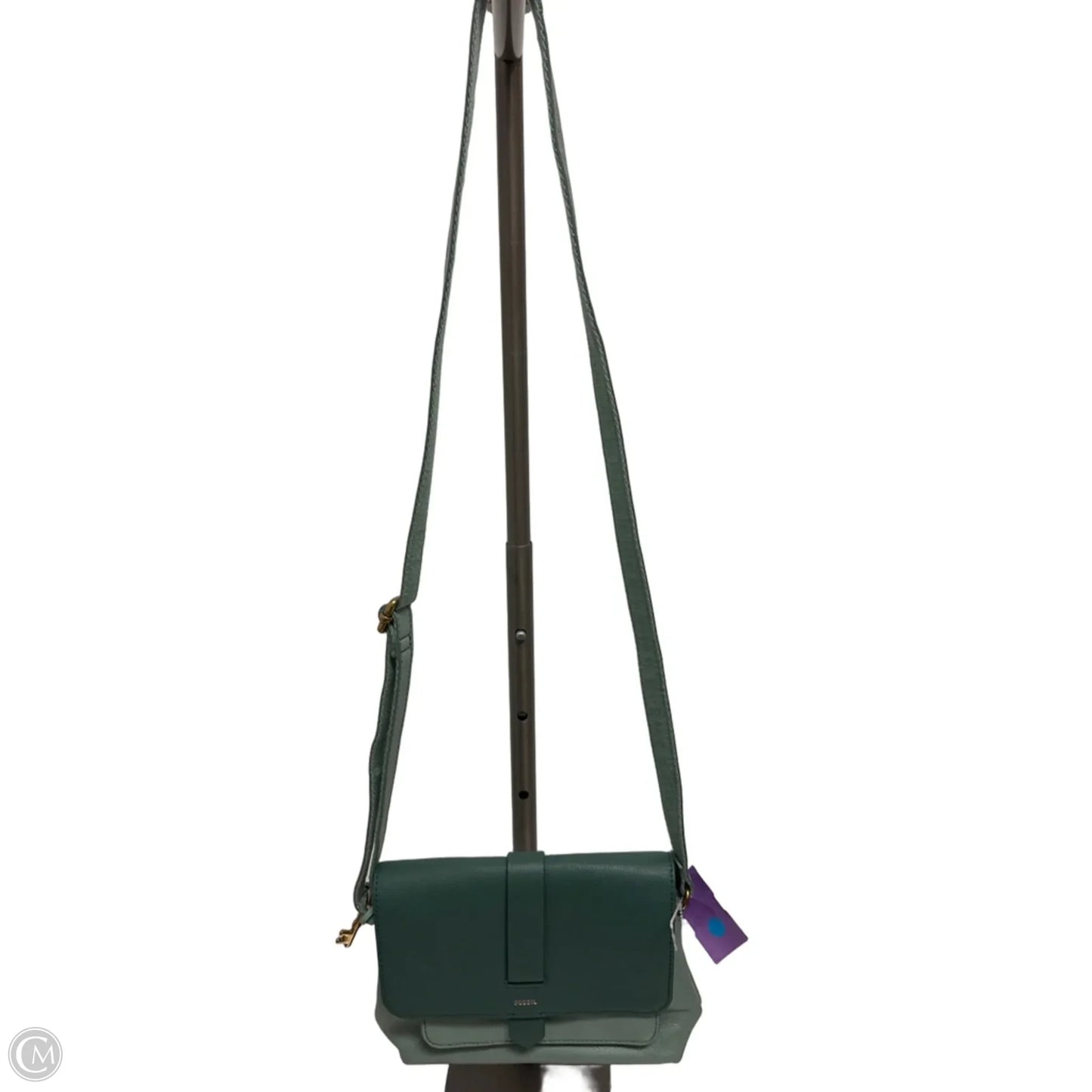Crossbody Leather By Fossil, Size: Small