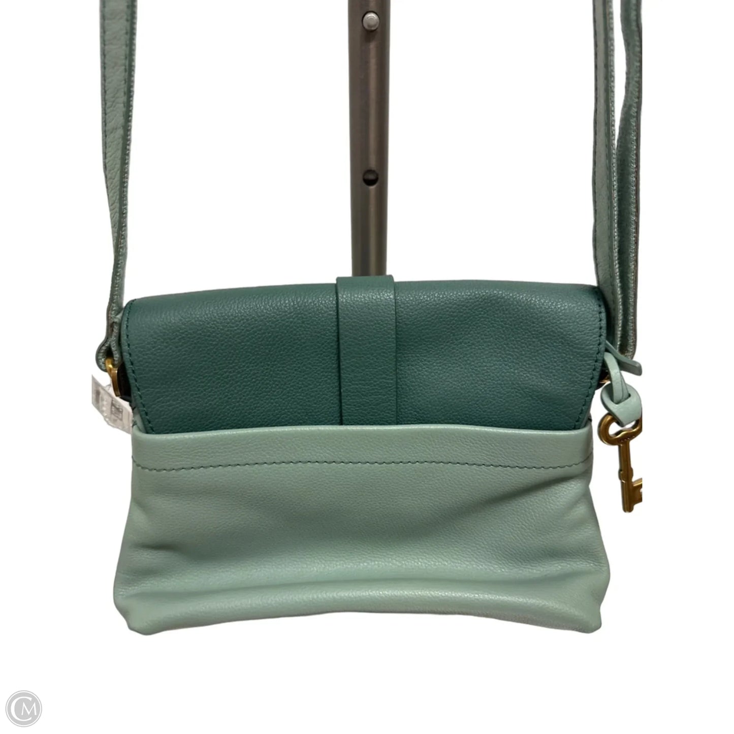 Crossbody Leather By Fossil, Size: Small