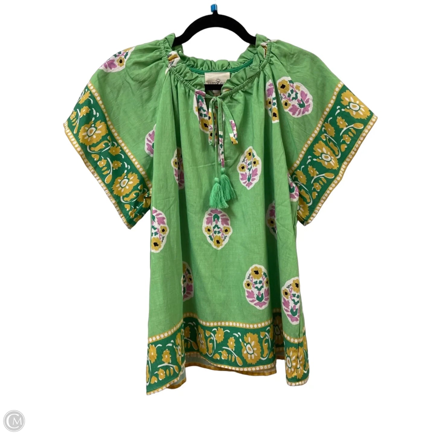 Top Short Sleeve By Umgee In Green, Size: S