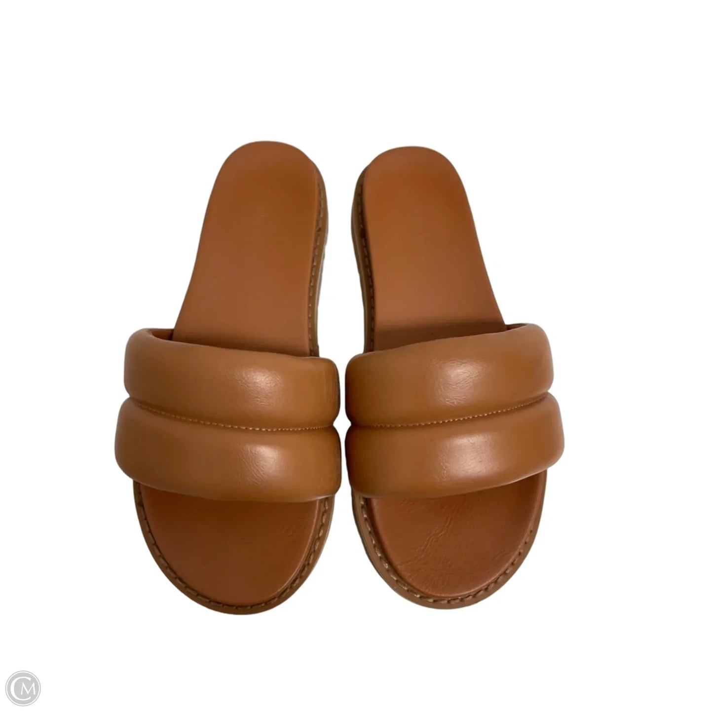 Sandals Flats By The Drop In Brown, Size: 6