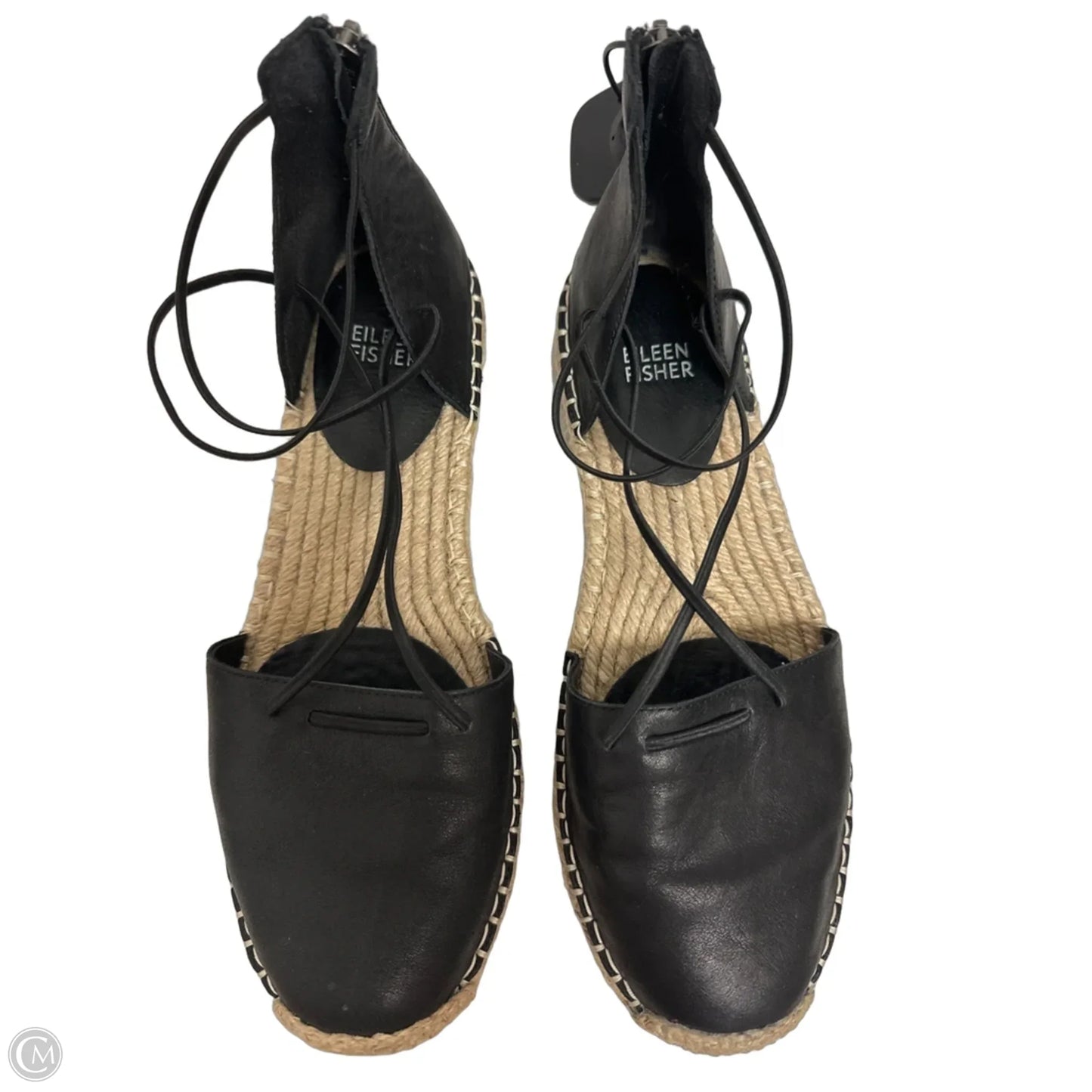 Sandals Flats By Eileen Fisher In Black, Size: 8