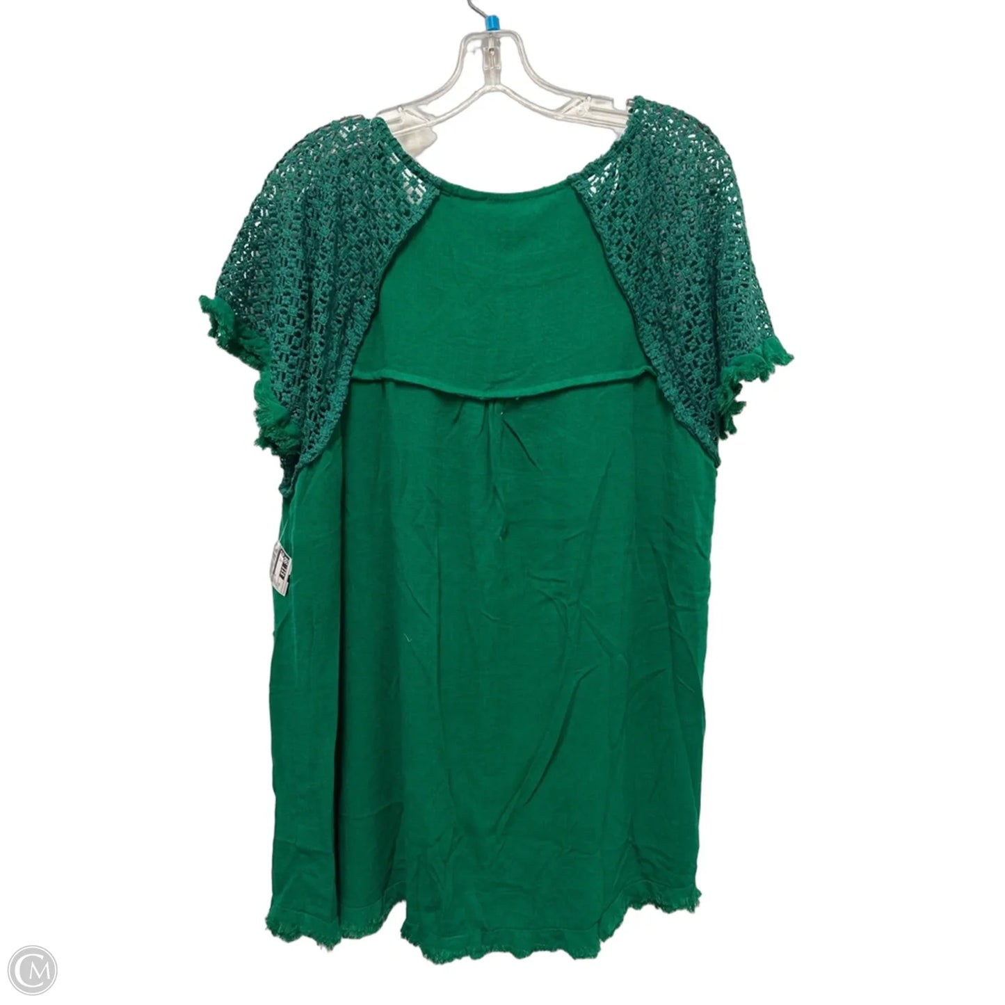 Tunic Short Sleeve By Umgee In Green, Size: 2x