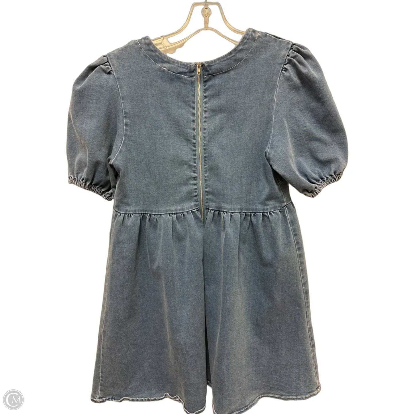Dress Casual Short By Clothes Mentor In Blue Denim, Size: M