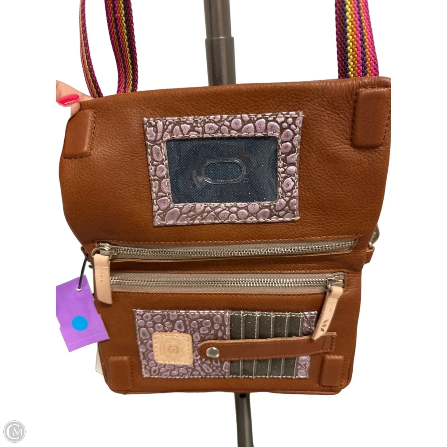 Crossbody Leather By Consuela, Size: Small