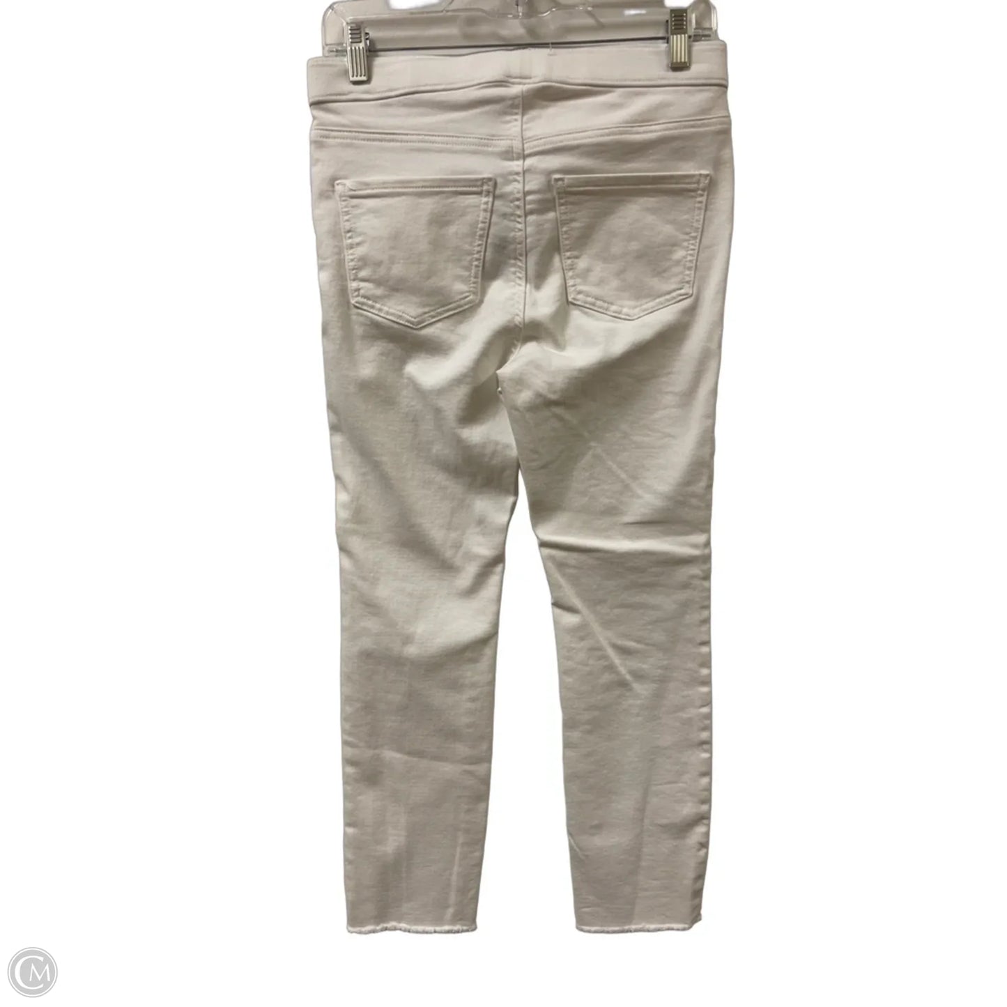 Jeans Skinny By Simply Vera In White Denim, Size: 4