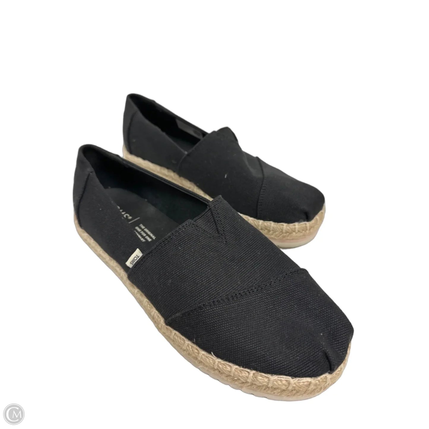 Shoes Flats By Toms In Black, Size: 7