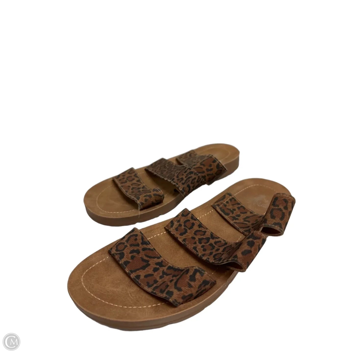 Sandals Flats By Corkys In Animal Print, Size: 7
