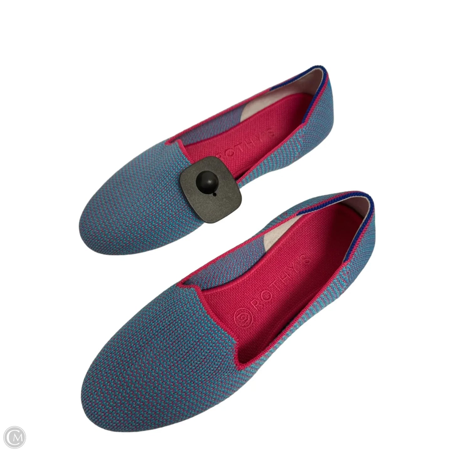 Shoes Flats By Rothys In Blue & Pink, Size: 7.5