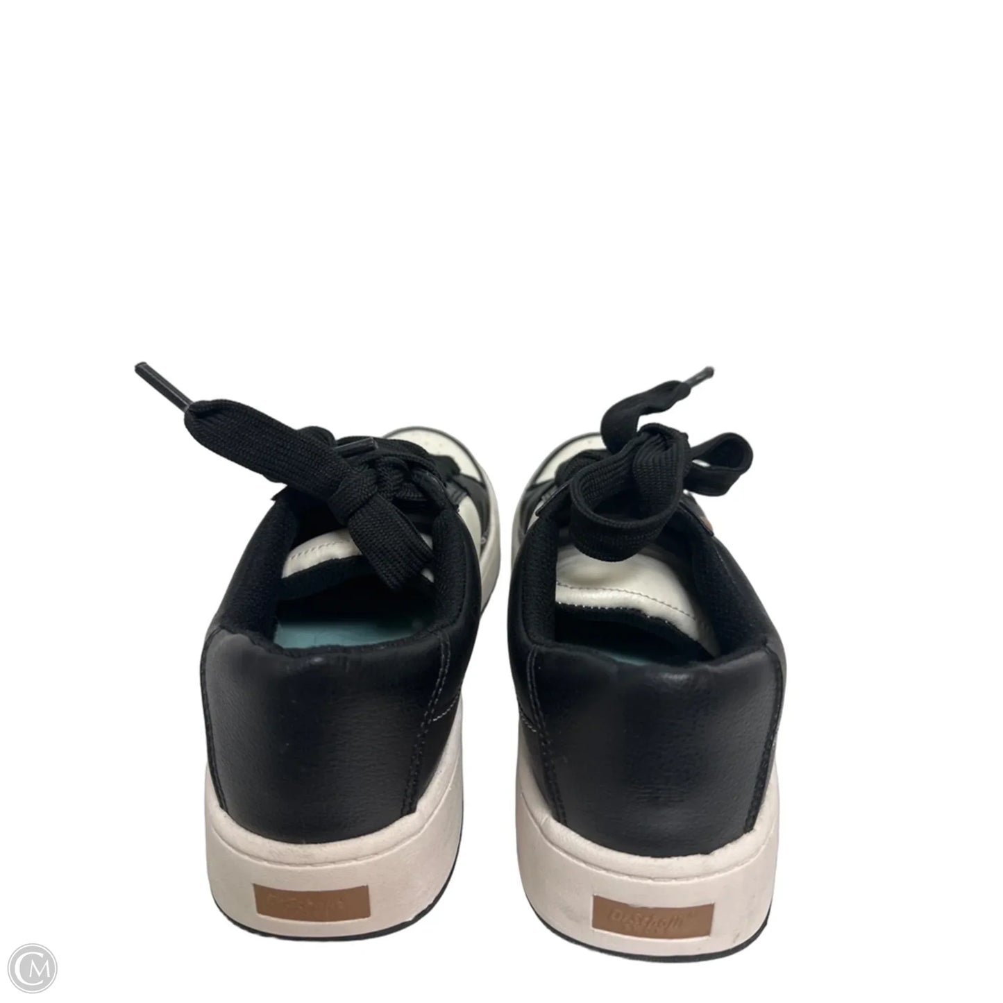 Shoes Sneakers By Dr Scholls In Black & White, Size: 7