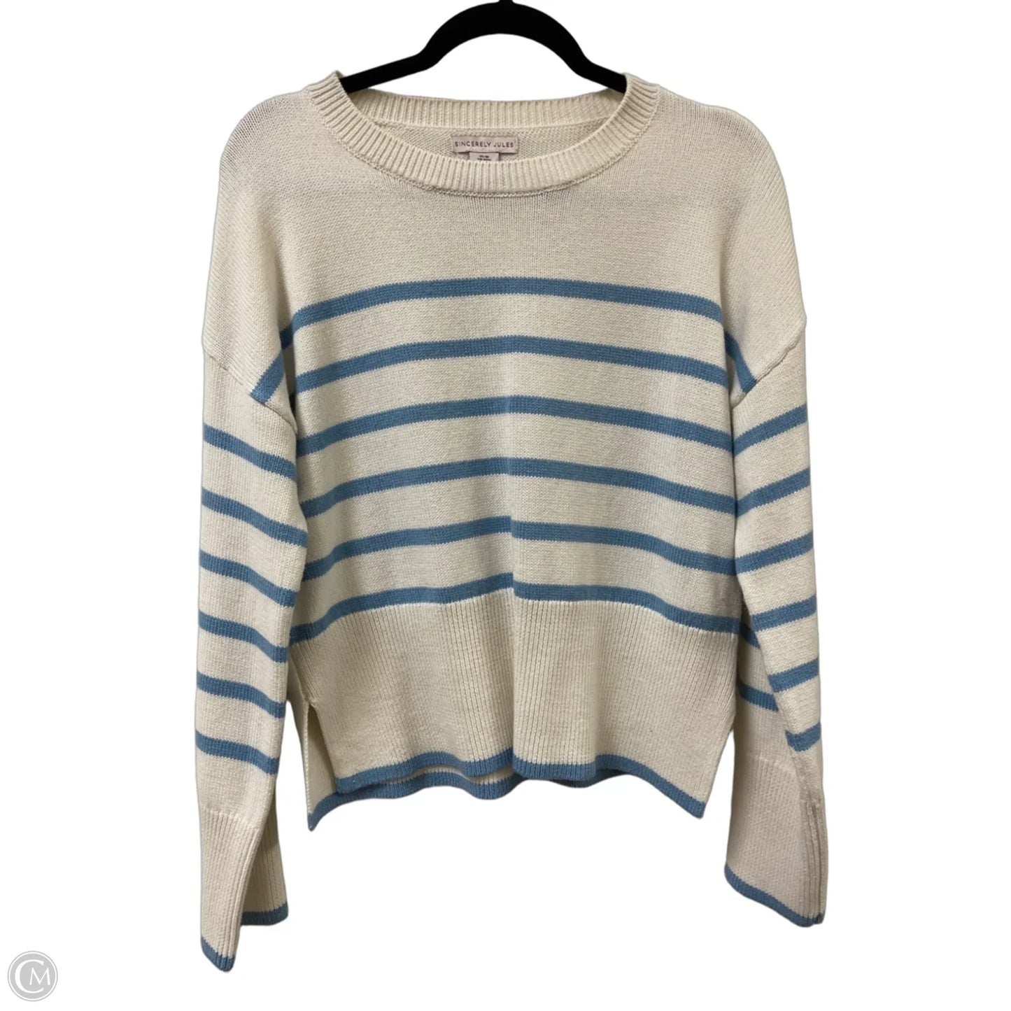 Sweater By Sincerely Jules In Blue & White, Size: M