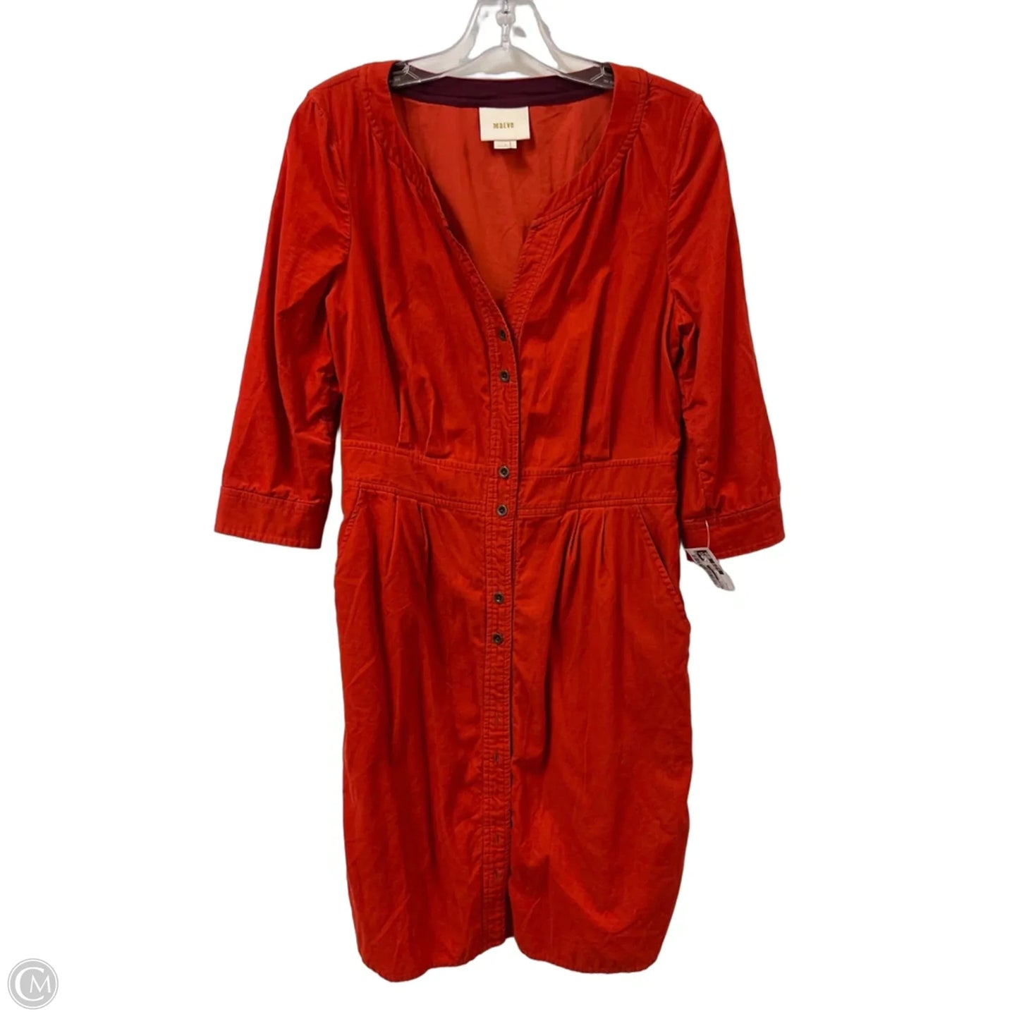 Dress Casual Short By Maeve In Orange, Size: S