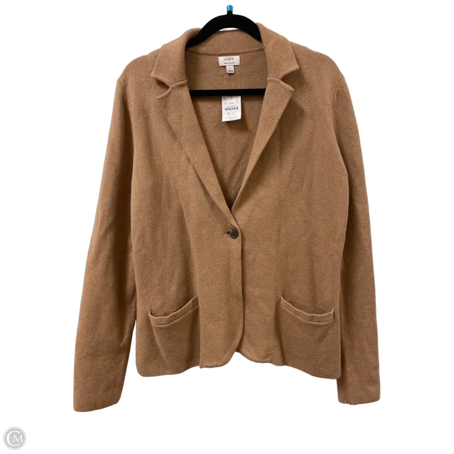 Sweater Cardigan By J. Crew In Brown, Size: L