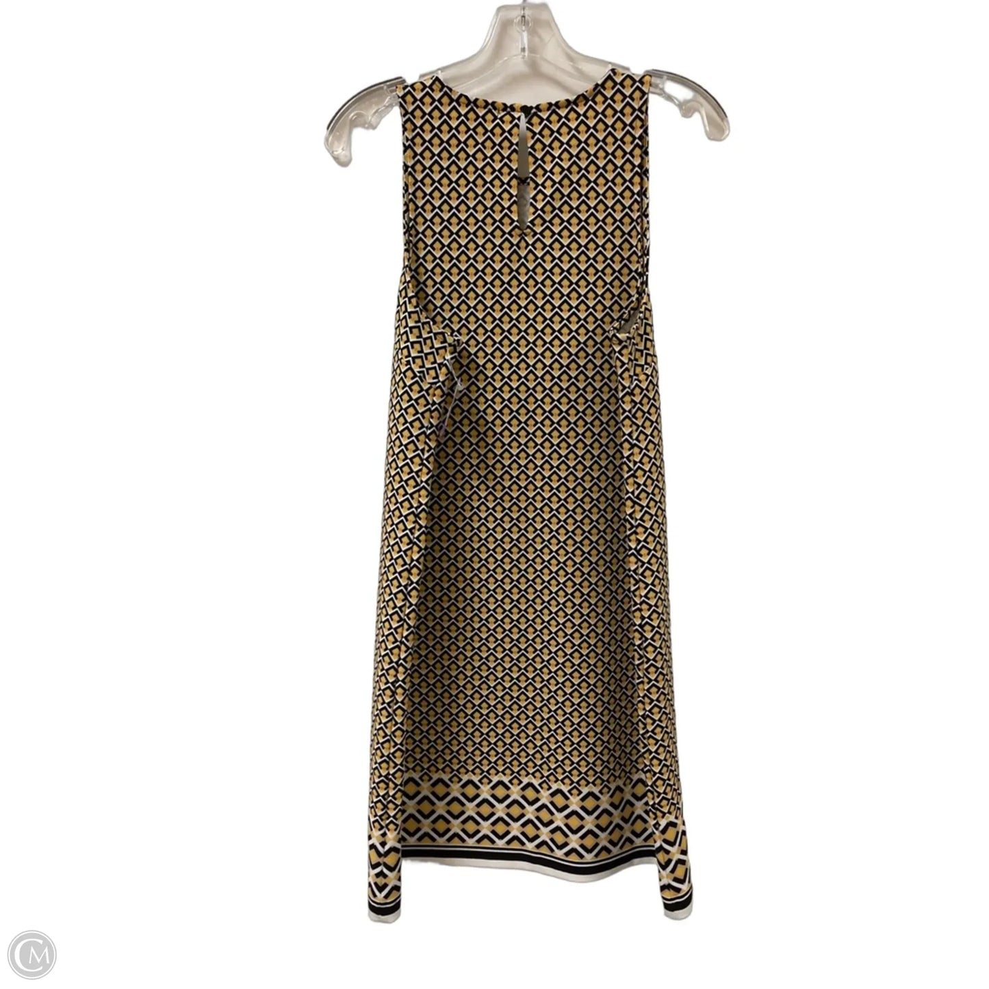 Dress Casual Short By Banana Republic In Black & Yellow, Size: M