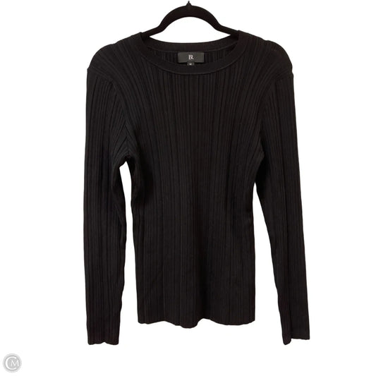 Top Long Sleeve By Banana Republic In Black, Size: M