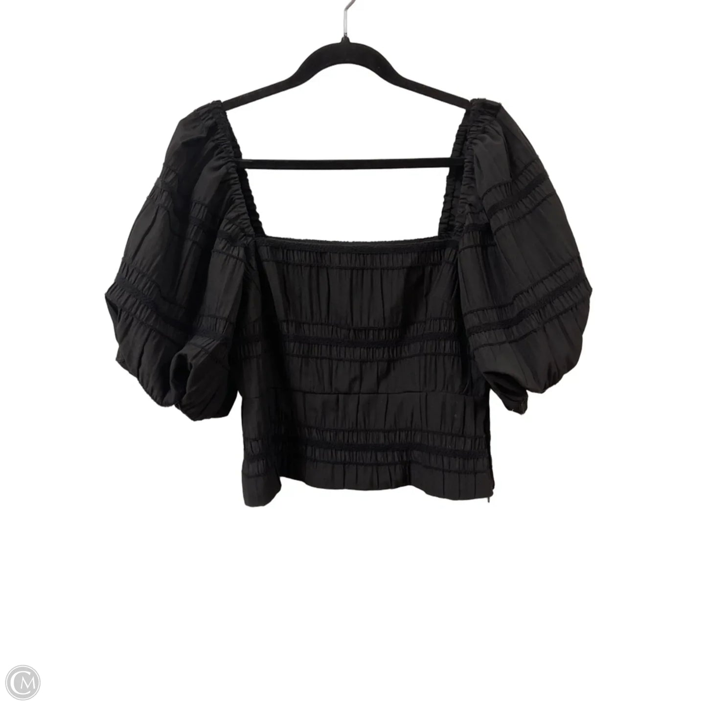 Top Short Sleeve By Antonio Melani In Black, Size: M