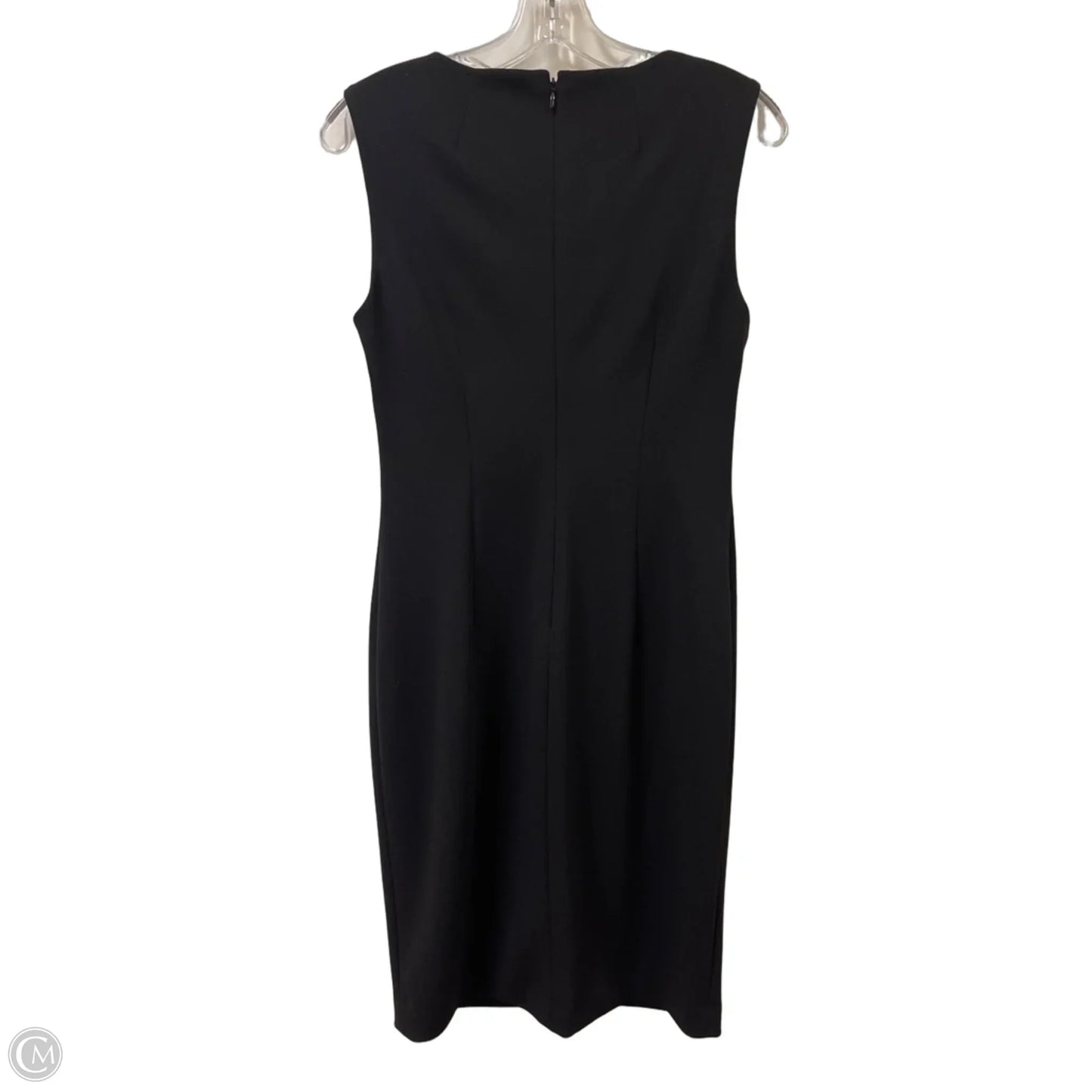 Dress Casual Midi By Calvin Klein In Black, Size: S