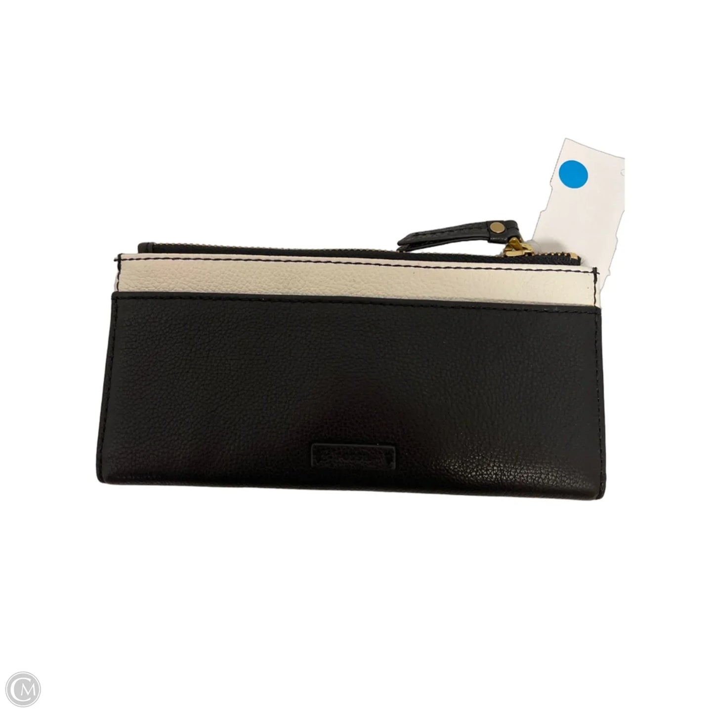 Wallet Leather By Fossil, Size: Medium