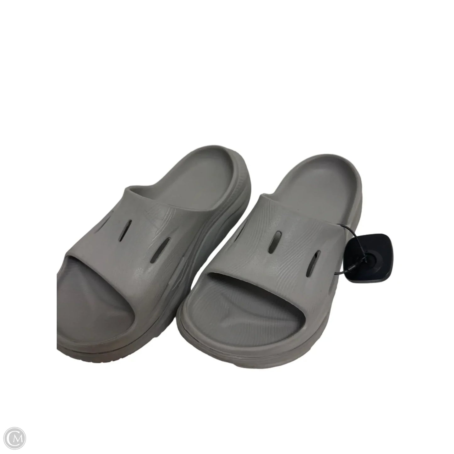 Sandals Flats By Hoka In Grey, Size: 10