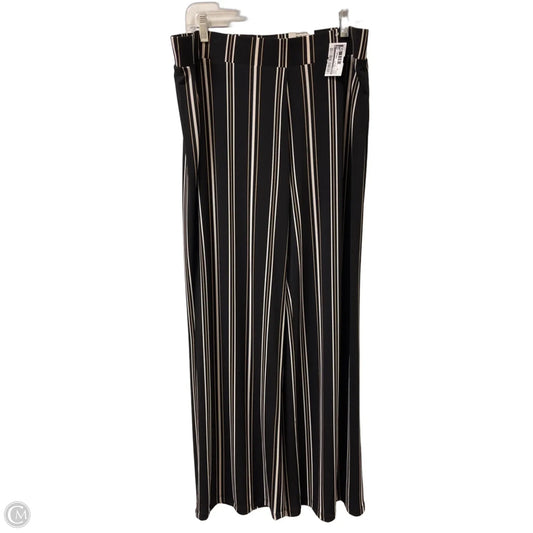 Pants Wide Leg By Alfani In Black & Cream, Size: 16