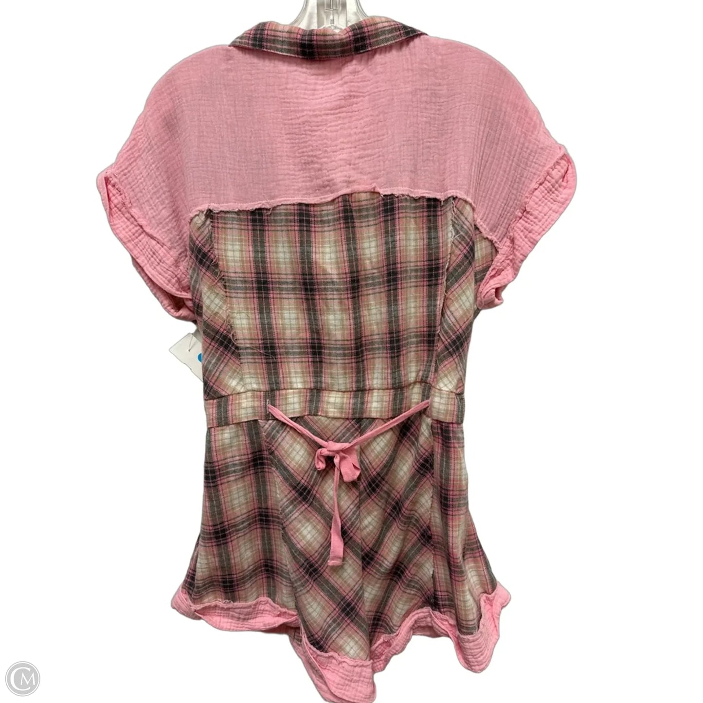 Romper By Pol In Cream & Pink, Size: M
