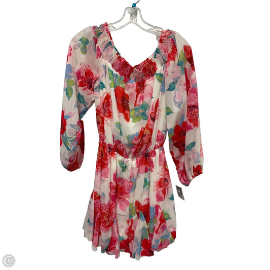 Romper By Flying Tomato In Floral Print, Size: M