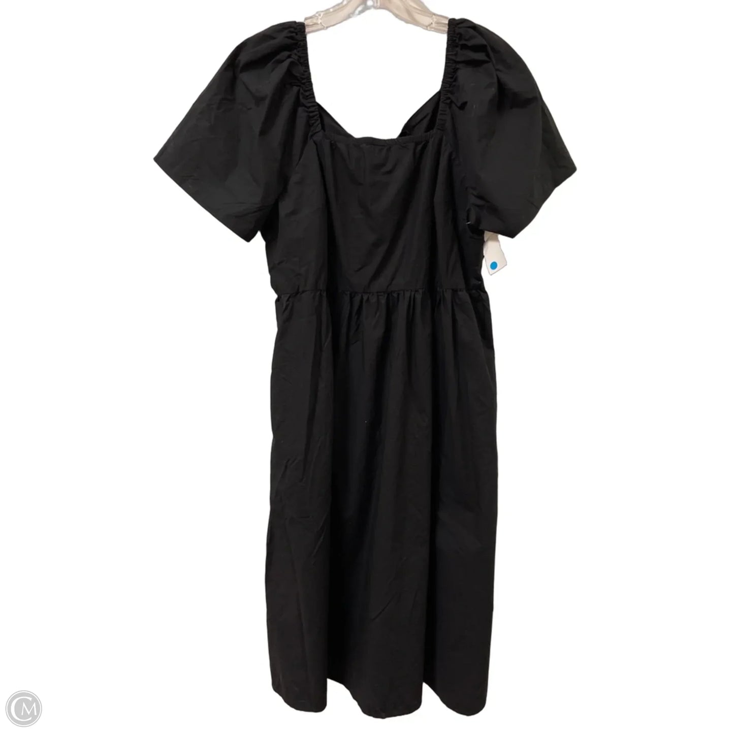Dress Casual Maxi By Time And Tru In Black, Size: Xl
