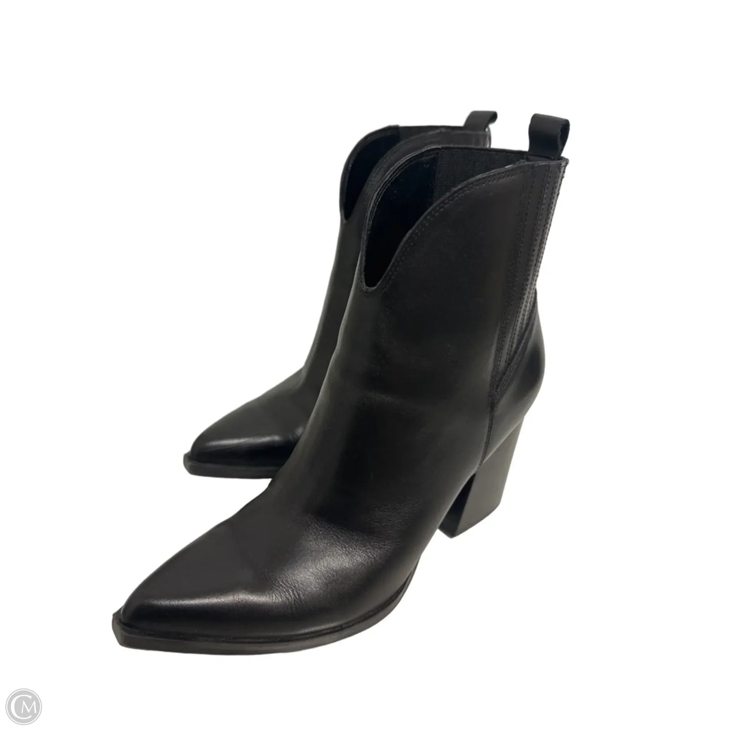 Boots Ankle Heels By Marc Fisher In Black, Size: 8