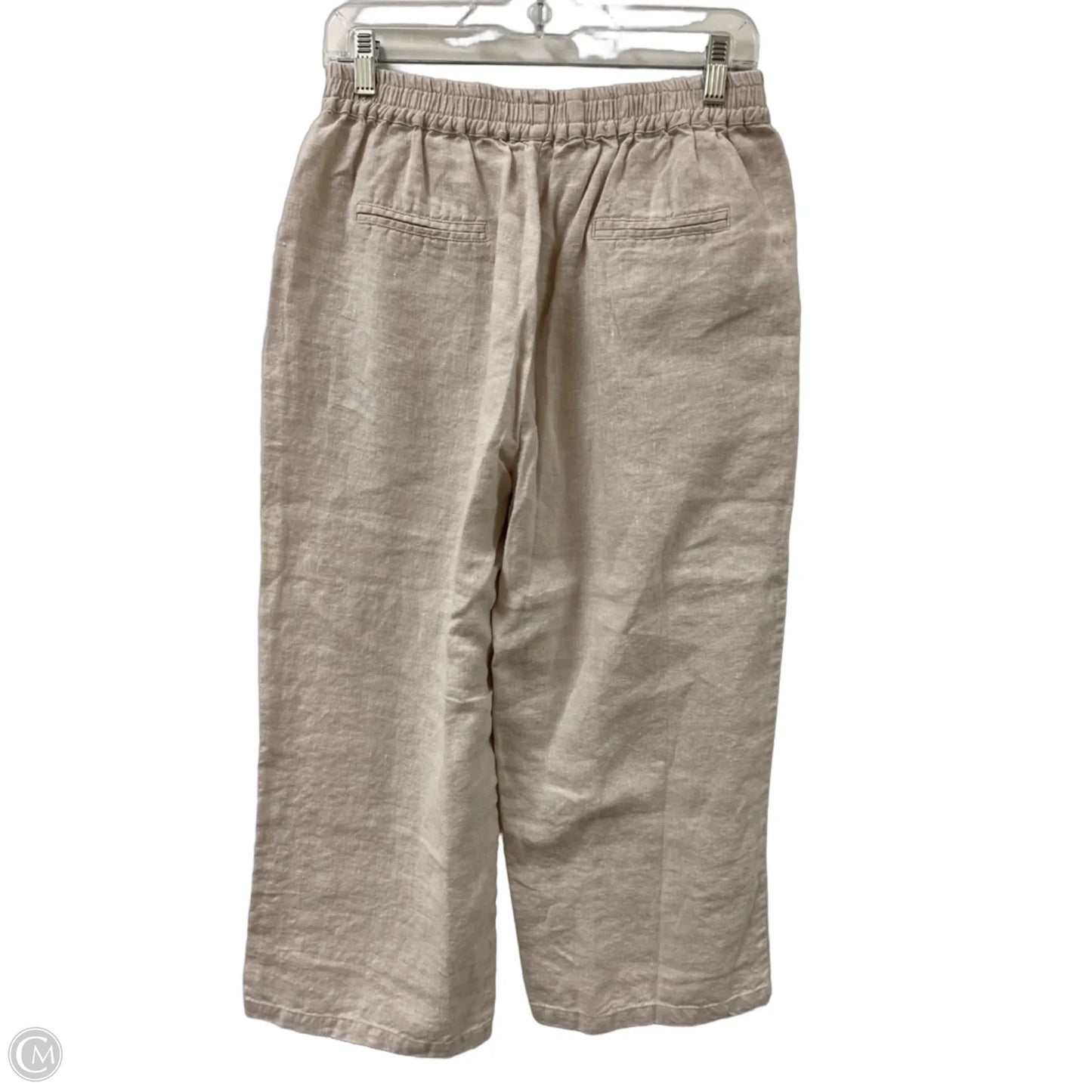 Pants Linen By Clothes Mentor In Cream, Size: 12