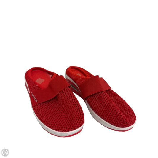 Shoes Flats By Clothes Mentor In Red, Size: 8.5