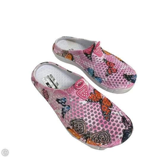 Sandals Flats By Sport In Multi-colored, Size: 8.5