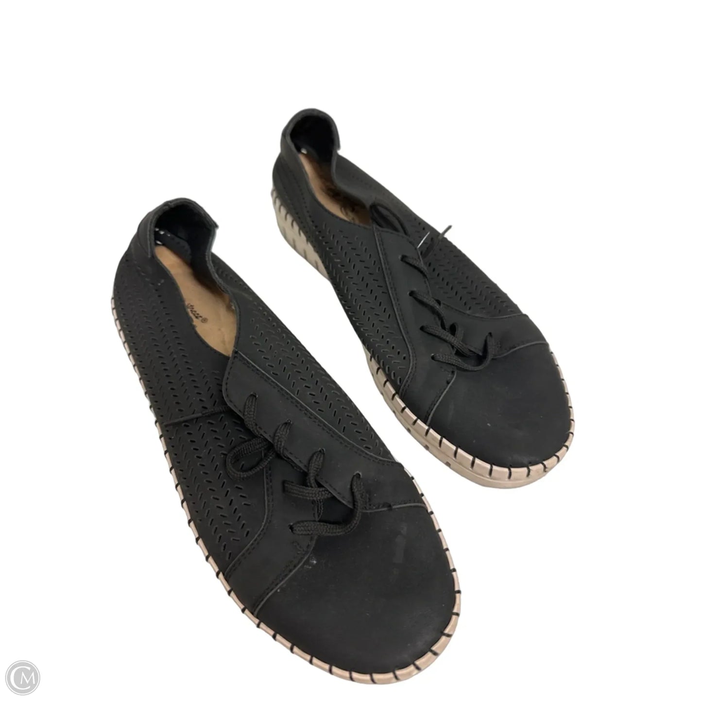 Shoes Sneakers By Easy Street In Black, Size: 6.5