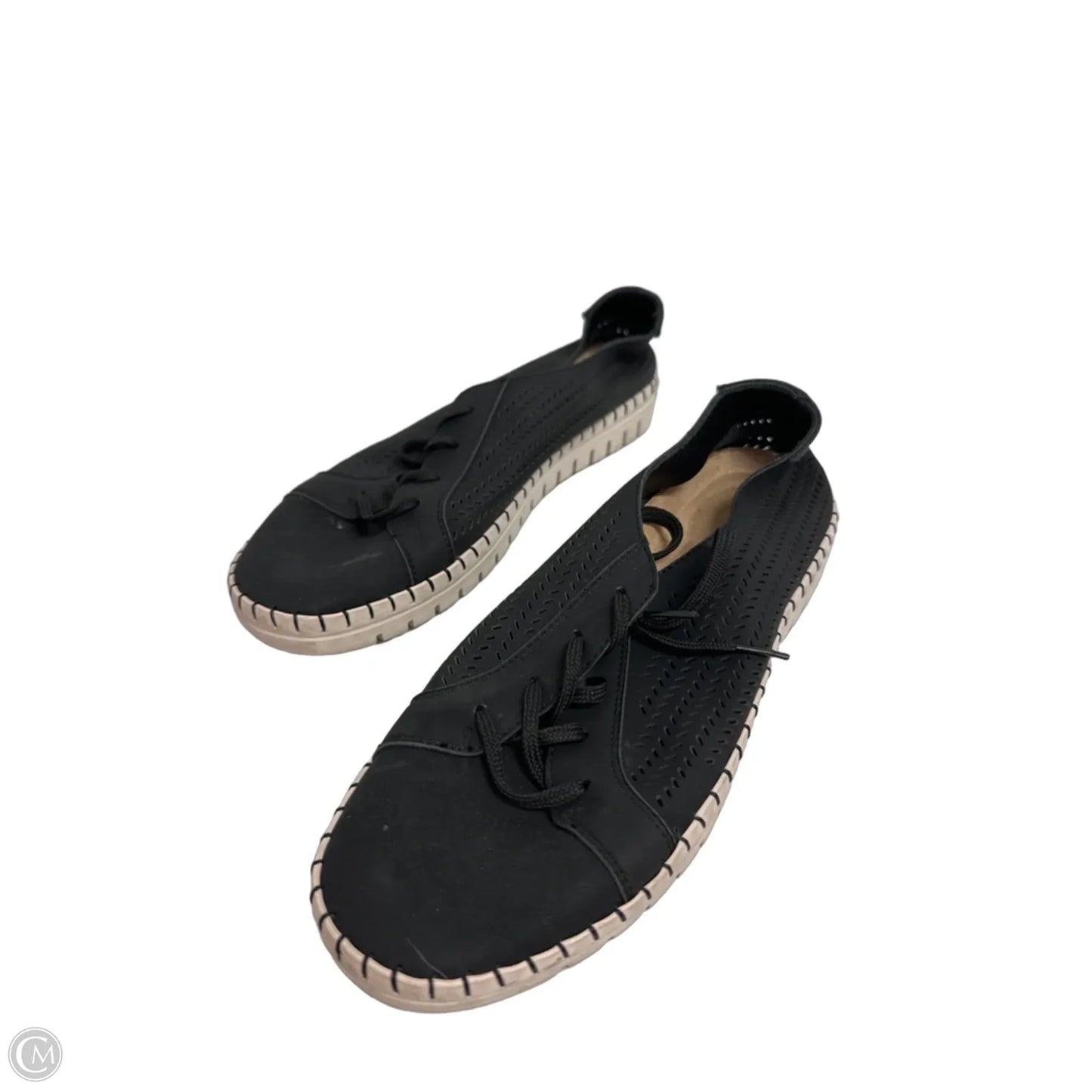 Shoes Sneakers By Easy Street In Black, Size: 6.5