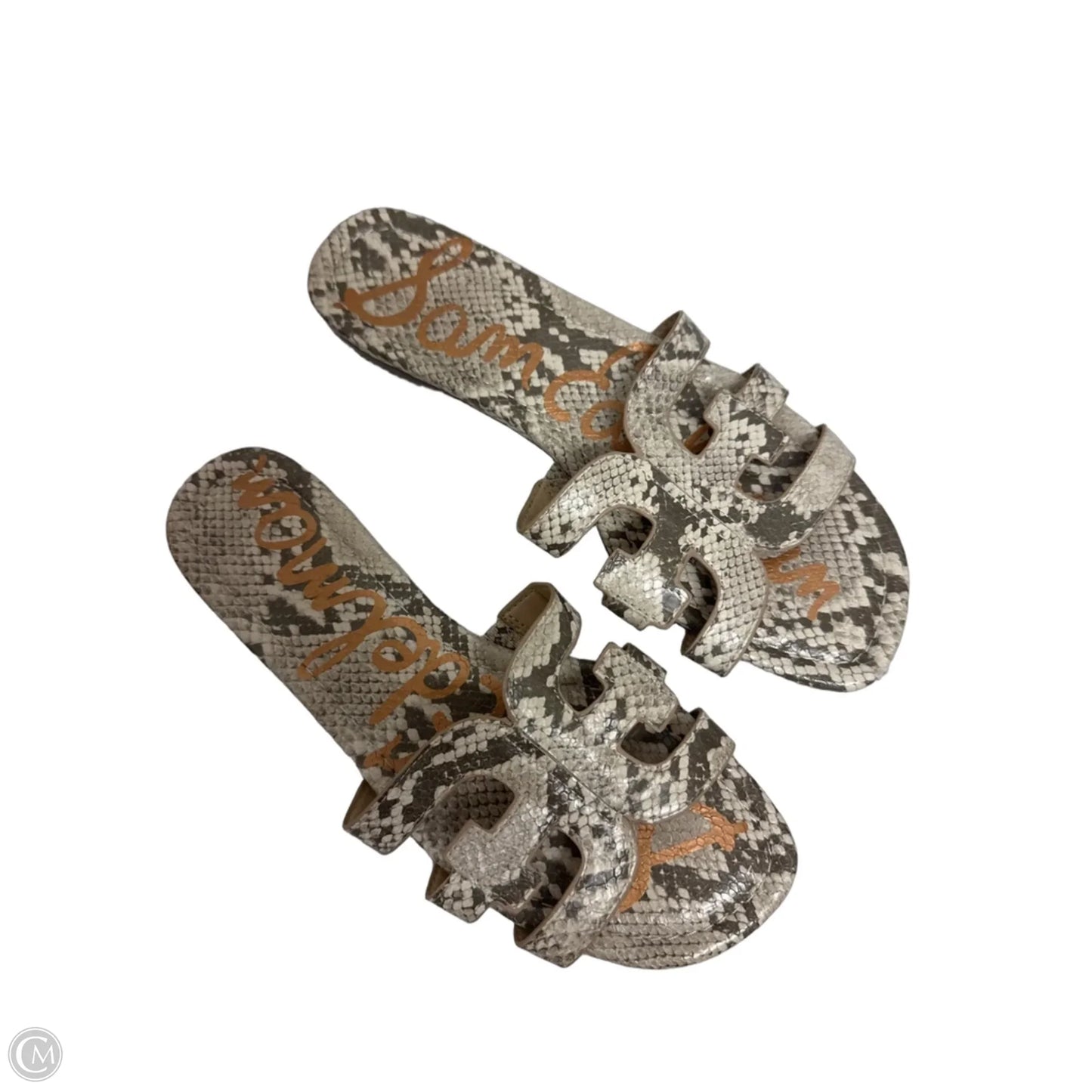 Sandals Flats By Sam Edelman In Snakeskin Print, Size: 9