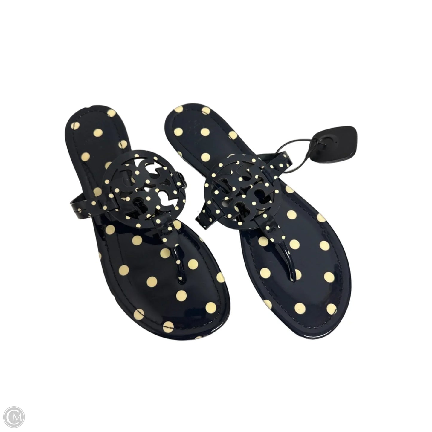 Sandals Designer By Tory Burch In Polkadot Pattern, Size: 10.5