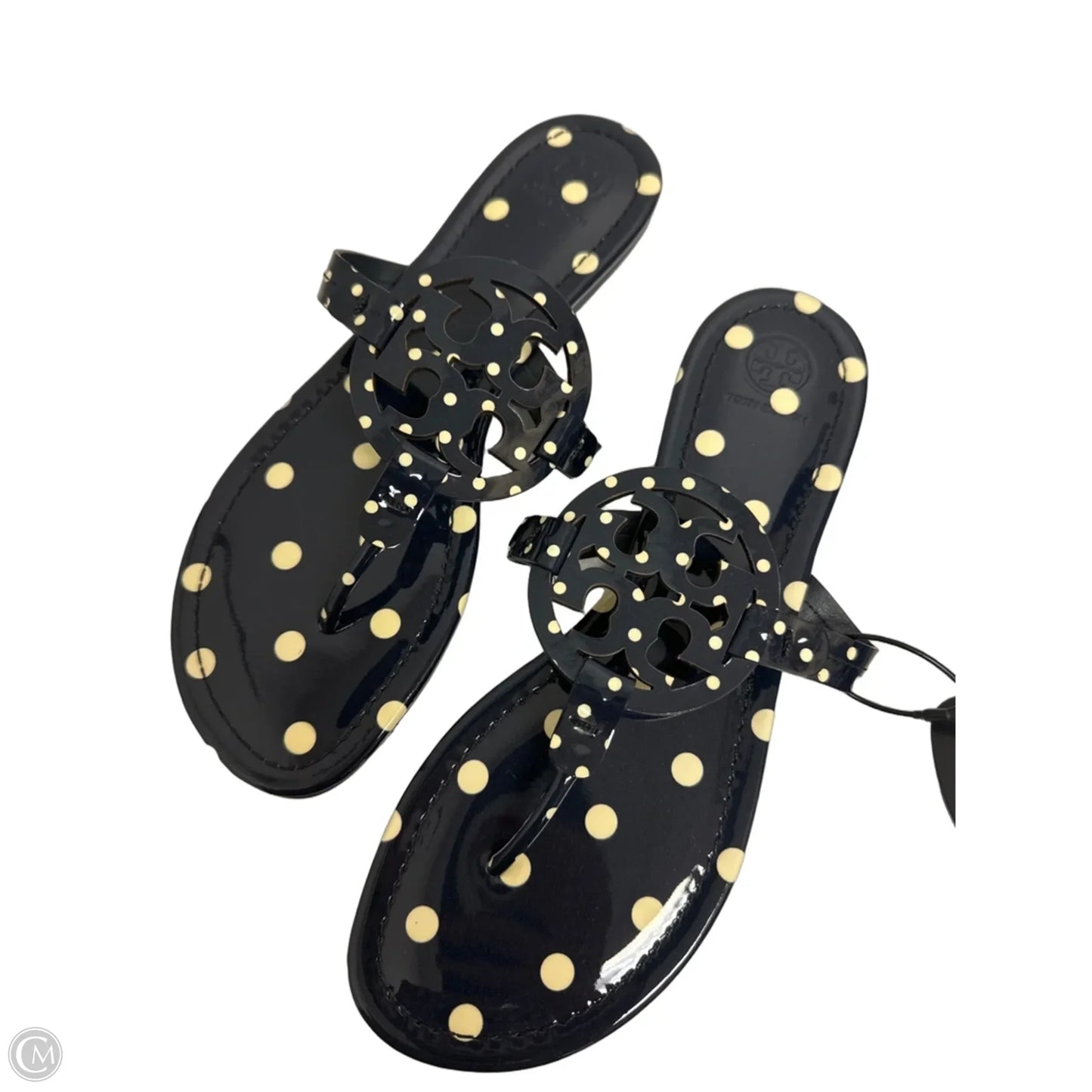 Sandals Designer By Tory Burch In Polkadot Pattern, Size: 10.5