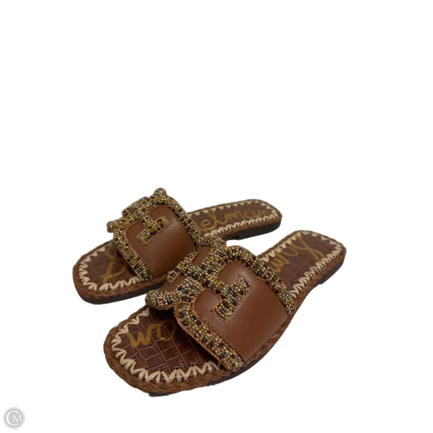 Sandals Flats By Sam Edelman In Brown, Size: 7.5