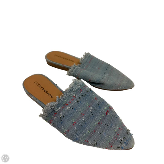 Shoes Flats By Lucky Brand In Blue, Size: 7.5