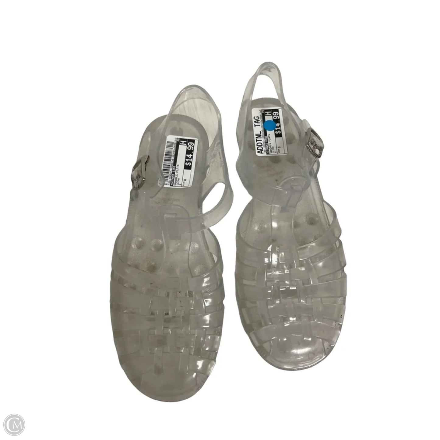 Sandals Flats By Gianni Bini In Clear, Size: 8