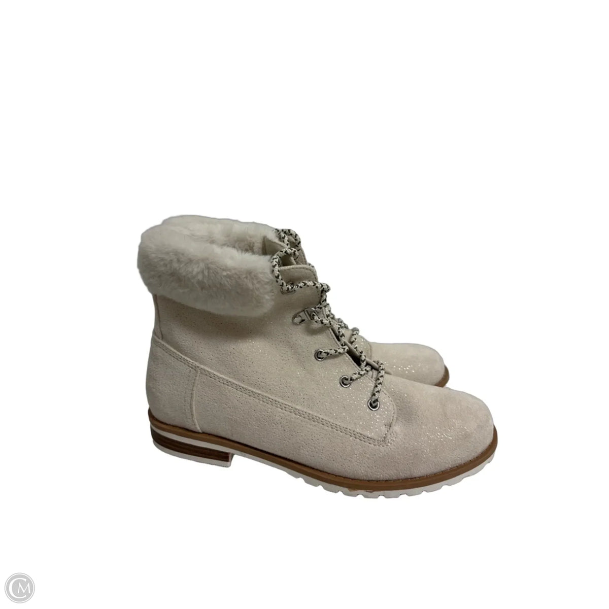 Boots Combat By So In Cream, Size: 6