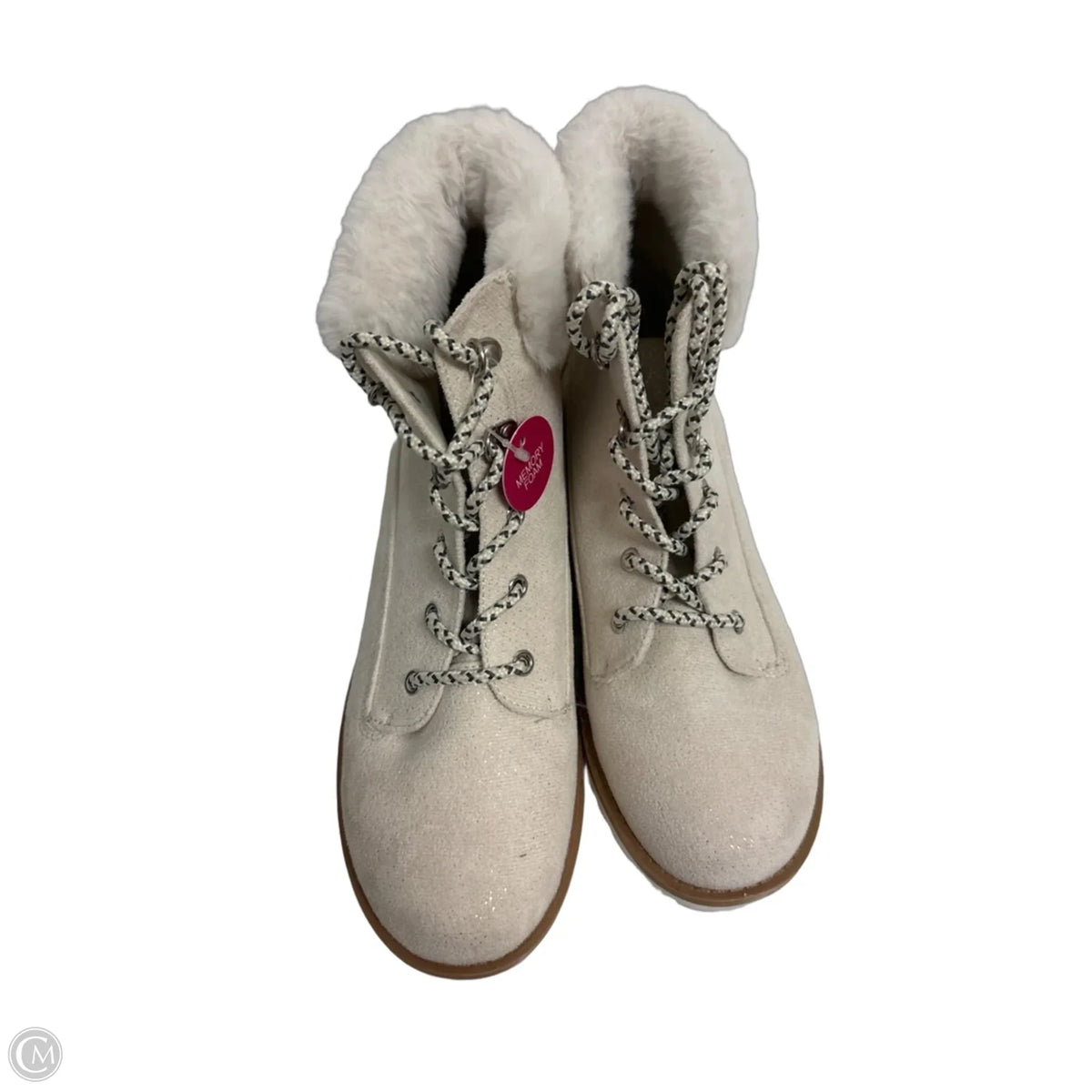 Boots Combat By So In Cream, Size: 6