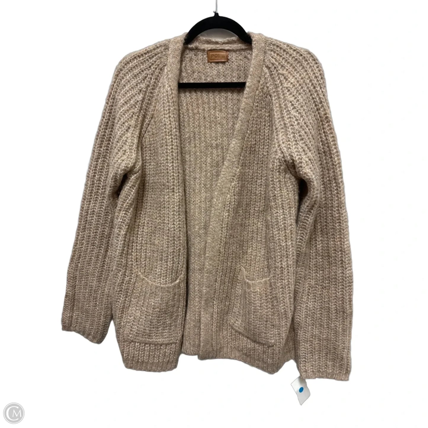 Sweater Cardigan By Pol In Brown, Size: M