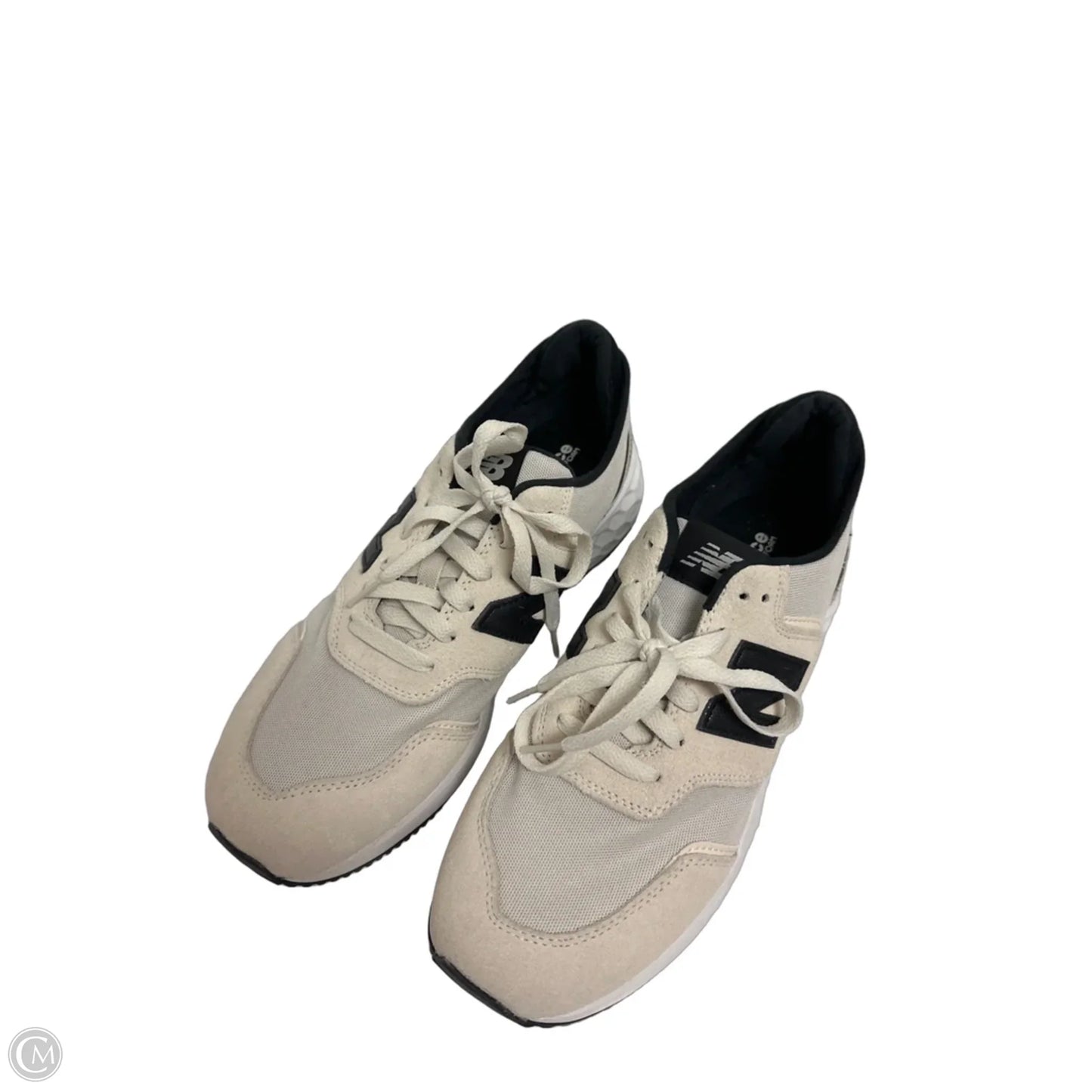 Shoes Sneakers By New Balance In Black & Cream, Size: 10