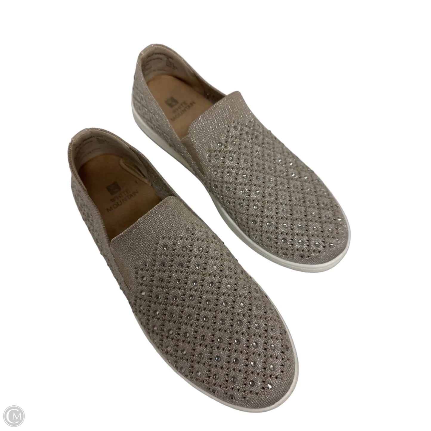 Shoes Flats By White Mountain In Gold, Size: 8