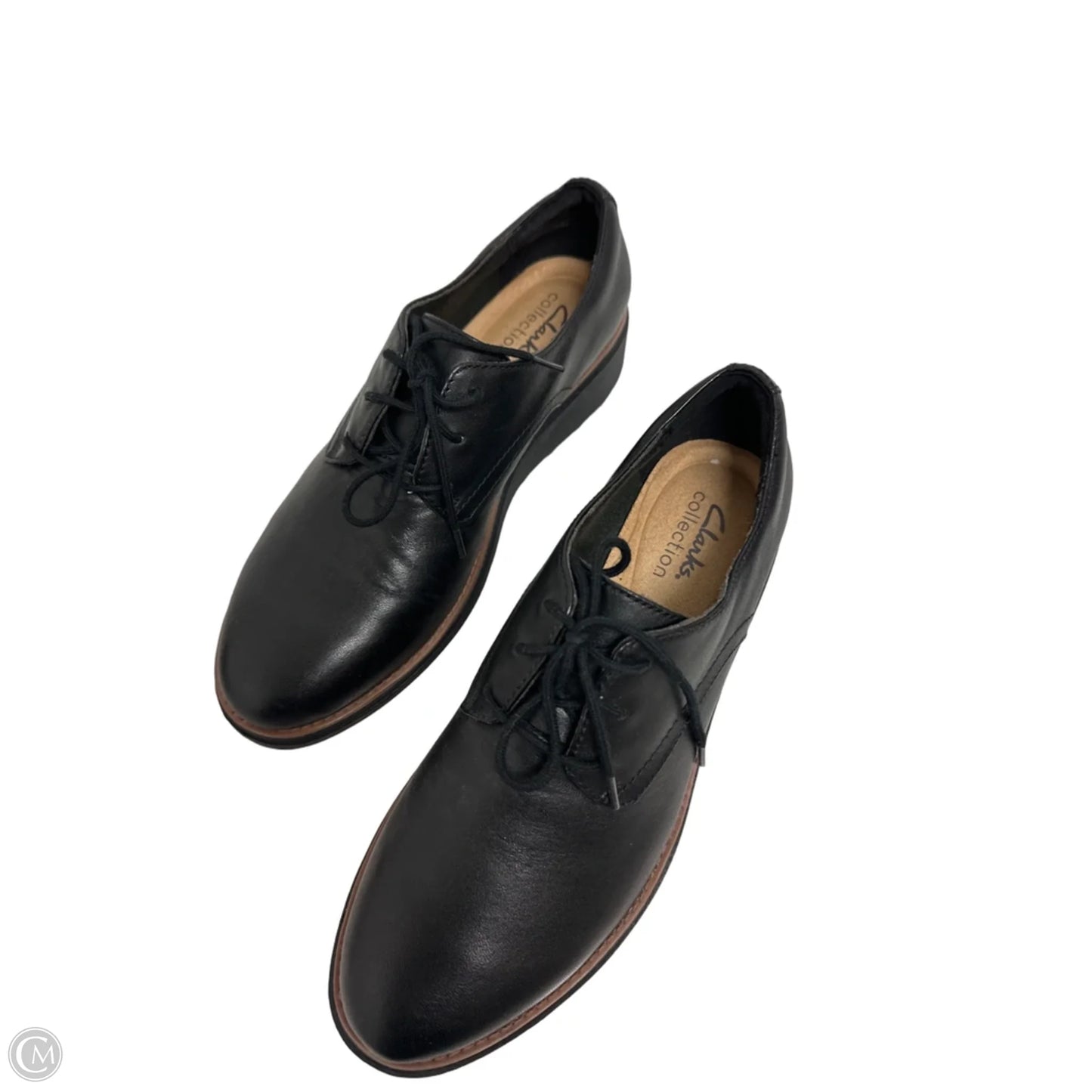 Shoes Flats By Clarks In Black, Size: 7